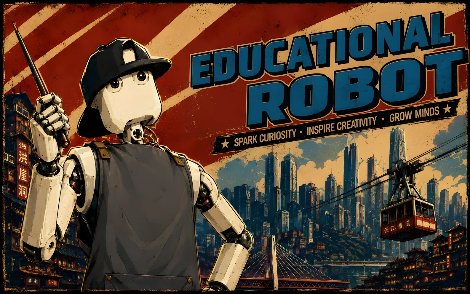 Educational robot: a 12-servo companion robot built to teach in classrooms